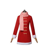 Gintama Kagura Winter Cosplay Costume Anime Full Set - Halloweez